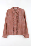 Annie Check Frill Shirt