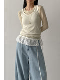 Flower Mini Wrap Skirt