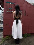 POCKET SHIRRING STRAP SKIRT