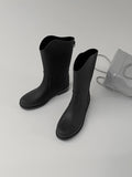 Western middle rain boots