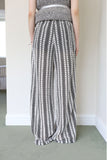 See-through vintage knit pants