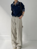 [unisex] Pintuck Carpenter Adjust Wide Pants