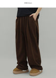 Corduroy Mink String Banding Pants