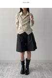Pino Wrap Shirring Shirt