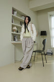 leather banding slacks