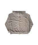 Summer Lettering Knit Hood Zip-Up