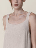 [Premium] Whole Garment Ongdin Linen Sleeveless One Piece