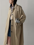 Captain Hood Neck Trench Coat