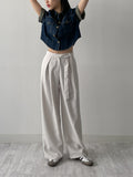Kota Denim Crop Shirt Jacket