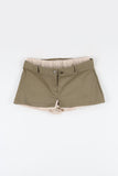 Double layered cotton shorts