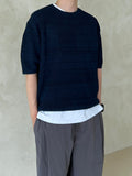 Linen Mix Half Knit