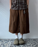 Cotton Two Tuck Bermuda Banding Pants