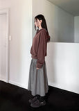 POCKET LINE COTTON SKIRT
