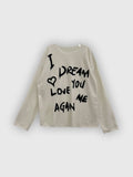 Dream waffle loose-fit knit