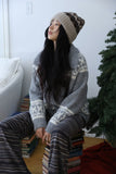 Nordic knit beanie