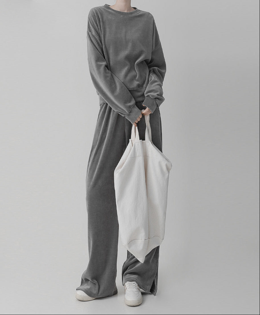 【THE MOZZ】Velour Training Pants THE MOZZ (ザモズ) - ベロアスウェットパンツ / Velour Training