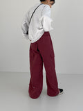 [unisex] 3way pin tuck cargo wide pants