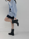 Basic Cotton Short Wide Pants