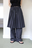 Aco Pleats Nylon Banding Pants