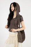 Multi bohemian fringe top