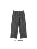Round Cargo Pocket Dyeing Pants