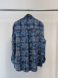 Shawnee Bleach Check Over Shirt