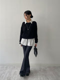 Shirring Frill Loose Fit Shirt