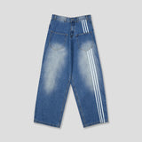 Reverse Track Line Denim