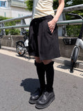 RUFFLE TOP LONG SOCKS