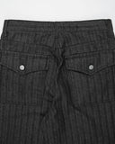 STRIPE BALLOON WIDE PANTS