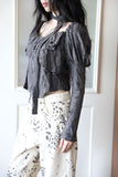 Ruby damage muffler blouse