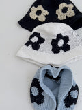 [summer] Floral Knit Bucket Hat