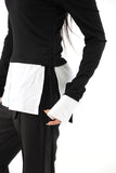 Shirt Layered Off Shoulder Tee