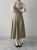 Lander Unbalanced Flare Skirt