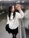 RIBBON TULLE MINI SKIRT