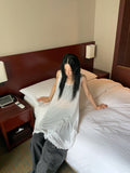 PLEATED FRILL ONEPIECE