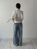 [SET] Luca Strap Drape T-shirt