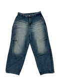 Kitty washed balloon denim