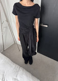 2WAY STRING FLARE PANTS