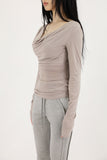 Mumi draped tee