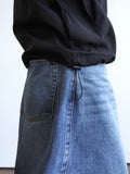Cross high neck anorak JK
