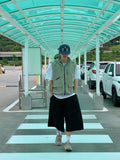 4 Pocket nylon hood vest