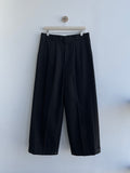 Cotton Two Pleats Bijo Pants