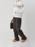 Snowfall Knit Zip-Up