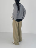 [unisex] Polka Two-tuck Bijo Wide Slacks