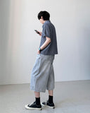 Gran Curved Bermuda Denim