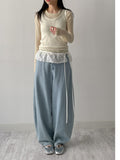 Flower Mini Wrap Skirt