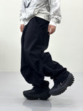 Essential brushed nylon parachute pants