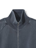Pigment Ethnic Line Brushed Zip-Up