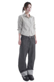 KNEE CUT CURVE PANTS